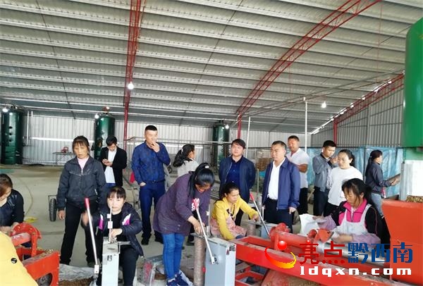 縣人大副主任、鎮(zhèn)黨委書記尤光祥同志到工廠參觀 .jpg